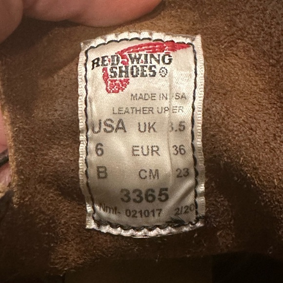 Women’s Red Wing Heritage Iron Rangers. Size 6. - Picture 5 of 5